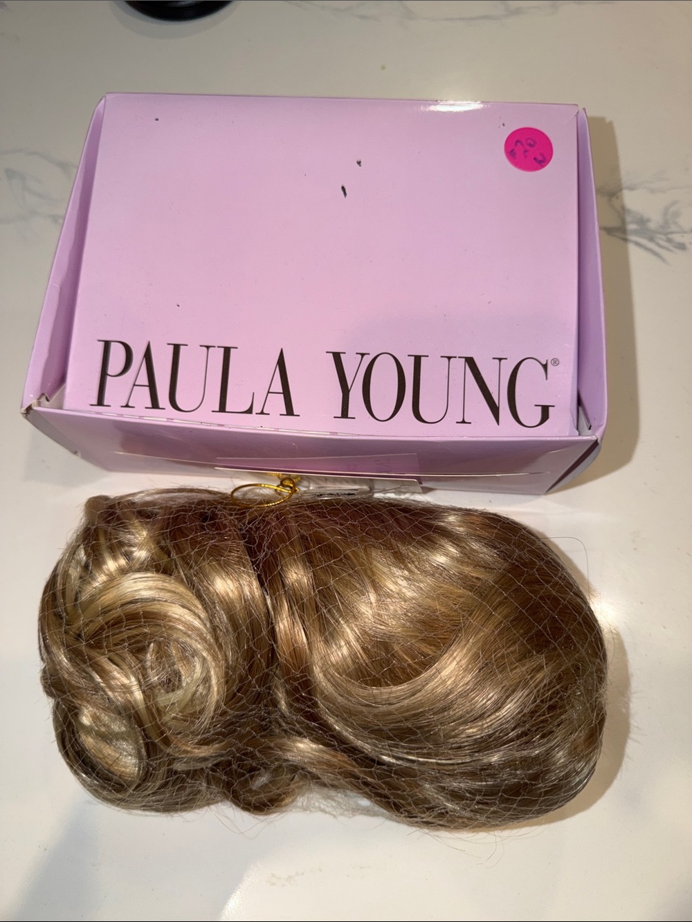 Paula Young Synthetic Hair Bun - Light Golden Brown